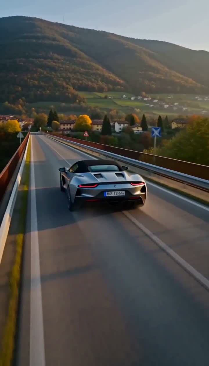 Visual reference: a sunset flight over a valley